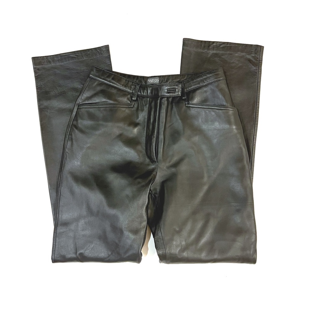 Garson by REM GARSON Vintage 100% Leather Straight Leg Pants